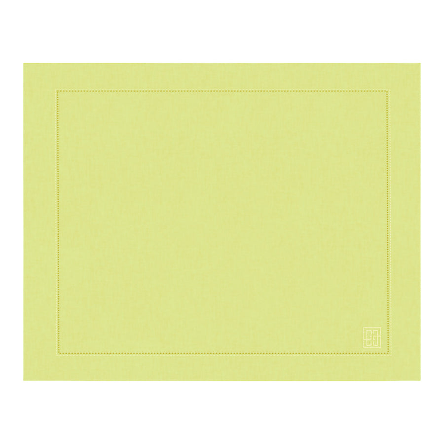 JOGO AMERICANO LINHO VISCO BARRA LARGA PREMIUM AMARELO