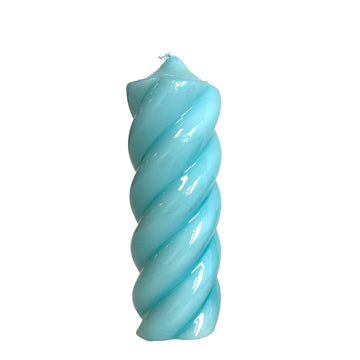 VELAS SUPER TWIST AZUL CLARO G 6,5 X 22(h) CM