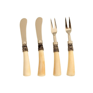 SET TALHERES APERITIVO JAIPUR - 4 PEÇAS