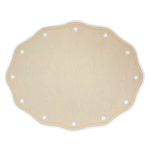 JOGO AMERICANO RETANGULAR AL FRESCO BEGE 48X38 CM