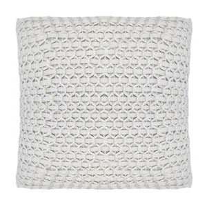 CAPA DE ALMOFADA TRICOT MANUAL COLMEIA FENDI 50X50CM