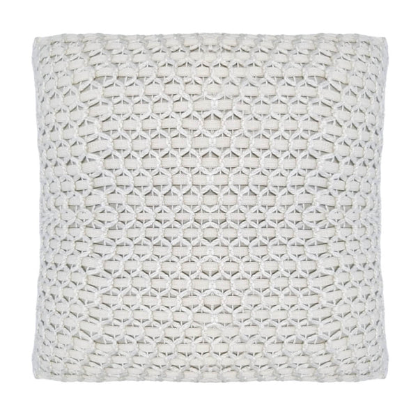 CAPA DE ALMOFADA TRICOT MANUAL COLMEIA FENDI 50X50CM