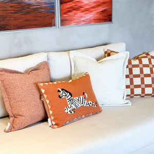 CAPA DE ALMOFADA NORWAY BOUCLÊ BEGE 50 X 50 CM