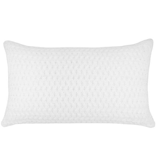 CAPA DE ALMOFADA TRICOT PLUS CESTARIA RIM OFF WHITE 70X35