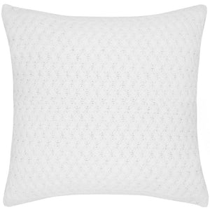 CAPA DE ALMOFADA TRICOT PLUS CESTARIA OFF WHITE 50X50 CM