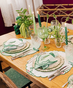 GUARDANAPO ALGODÃO AZEVINHOS 48X48CM