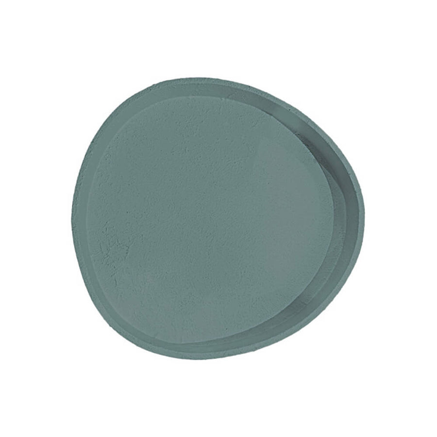 BANDEJA LACA TEXTURA VERDE CELADON M