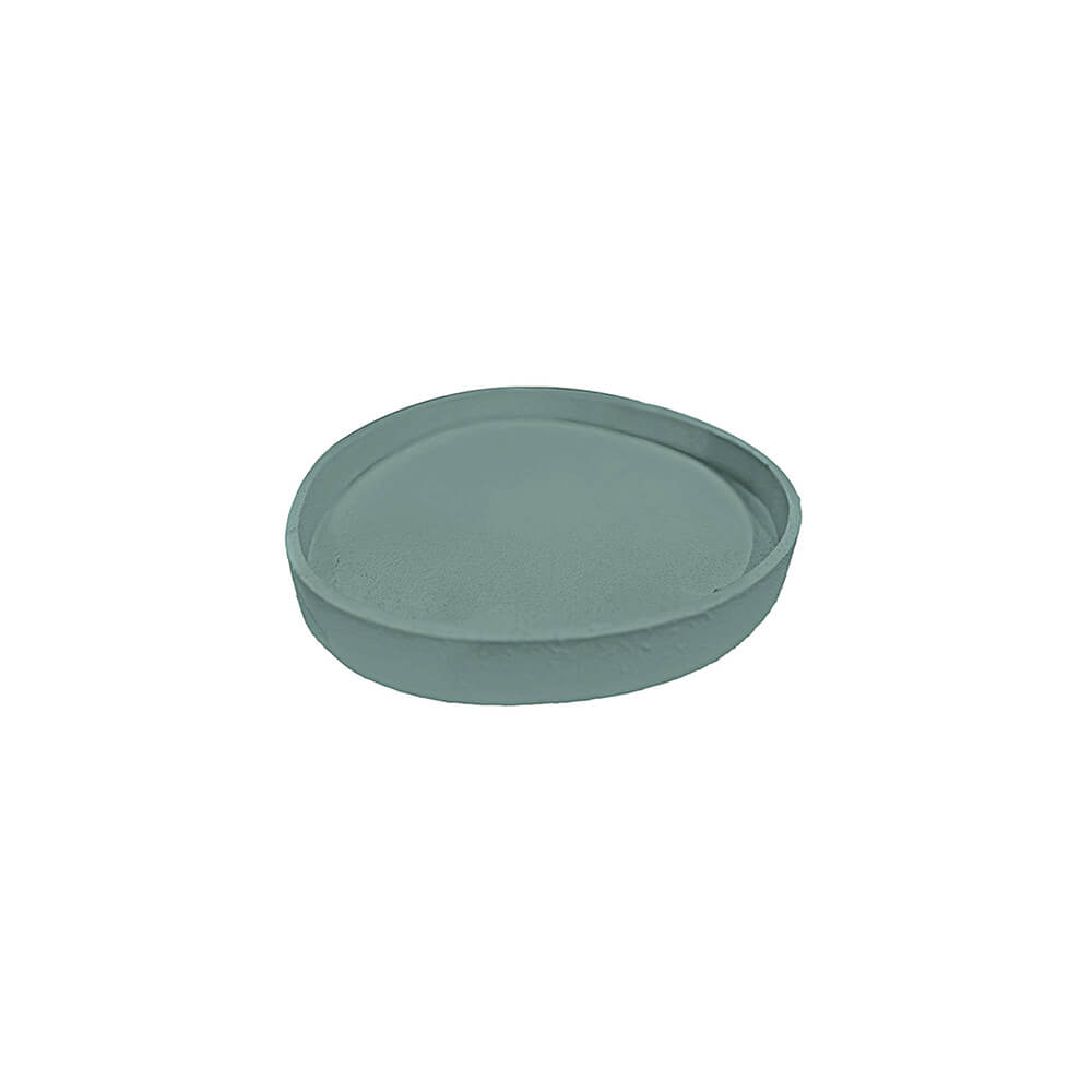 BANDEJA LACA TEXTURA VERDE CELADON P 20CM