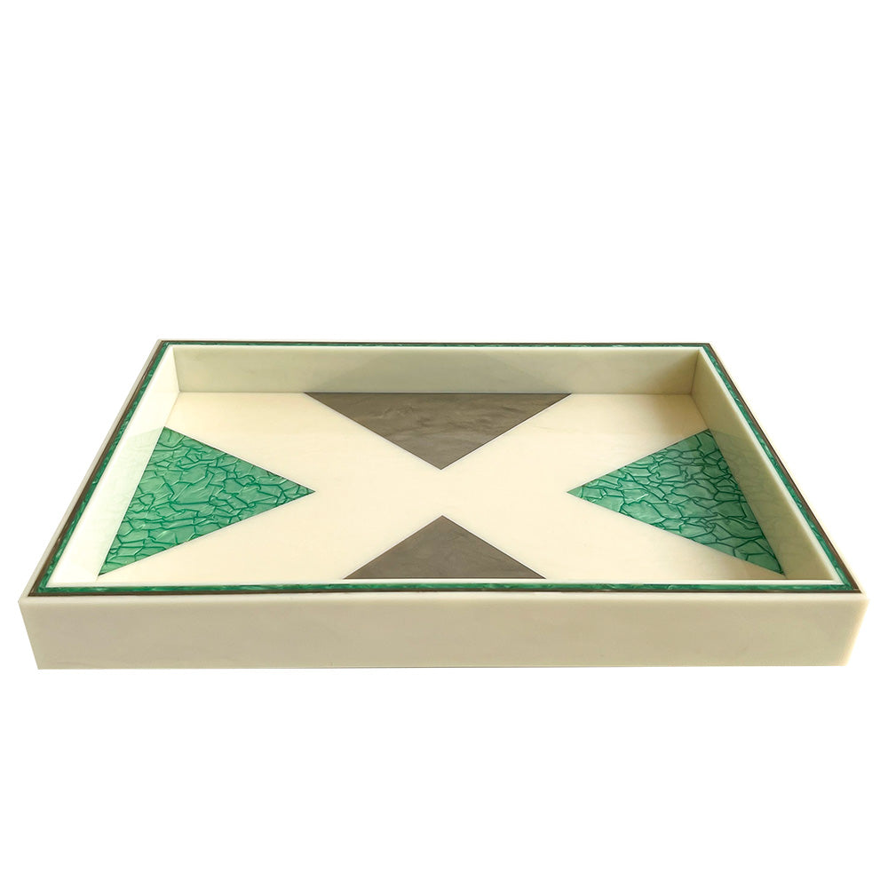BANDEJA MOSAICO NIRVANA MARFIM 35CM