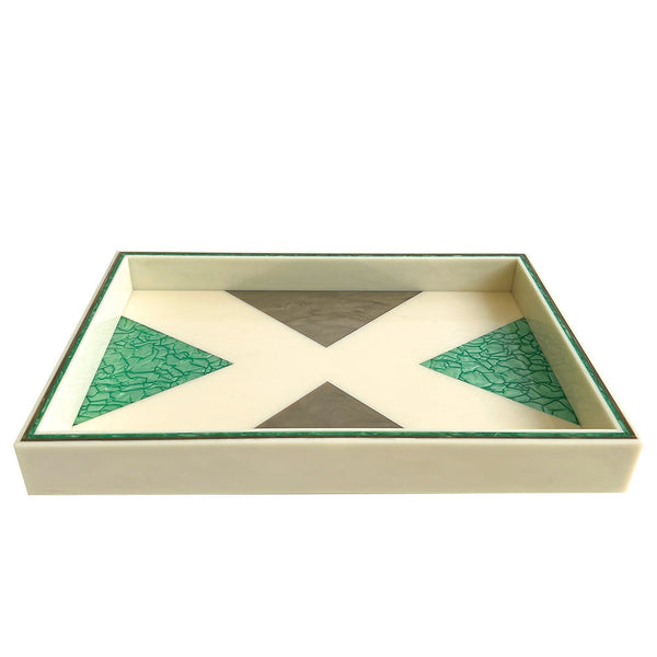 BANDEJA MOSAICO NIRVANA MARFIM 35CM