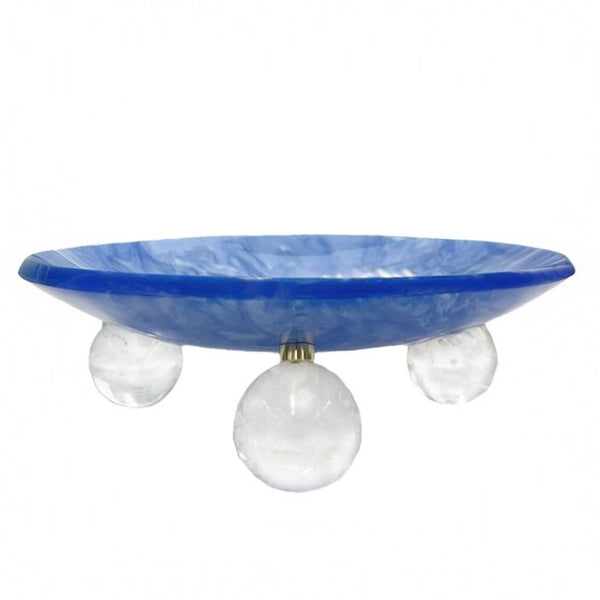 BOWL CRISTAL AZUL 23CM