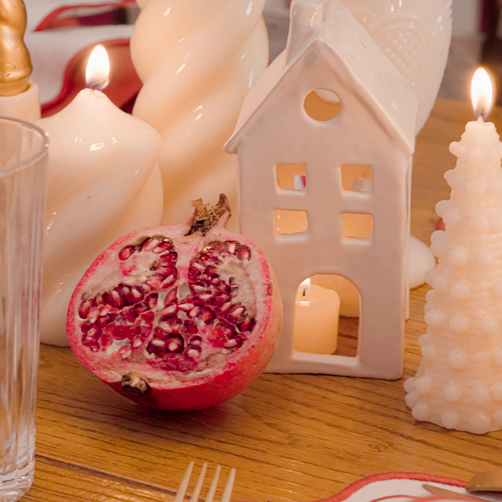 PORTA VELA CASINHA CERÂMICA ARTESANAL G