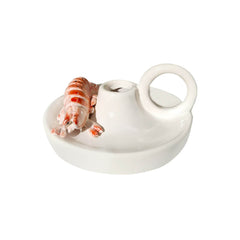 CASTIÇAL CERÂMICA ARTESANAL LAGOSTA