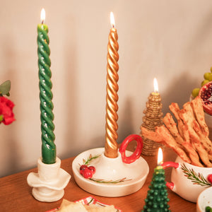 CASTIÇAL CERÂMICA ARTESANAL AZEVINHO