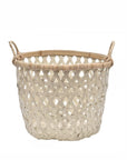 CESTO BAHIA BRANCO M 32 X 41(H) CM