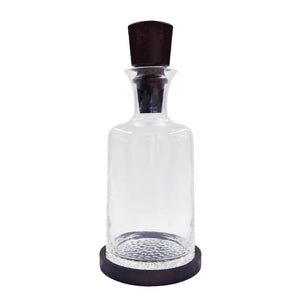 GARRAFA EM VIDRO COM MADEIRA