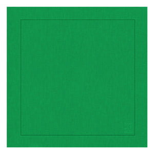 GUARDANAPO LINHO VISCO BARRA LARGA PREMIUM VERDE 55X55  CM