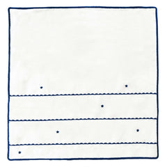 GUARDANAPO DE LINHO GIARDINO AZUL MARINHO 50X50 CM