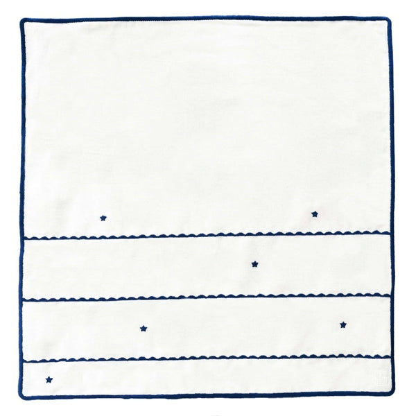 GUARDANAPO DE LINHO GIARDINO AZUL MARINHO 50X50 CM