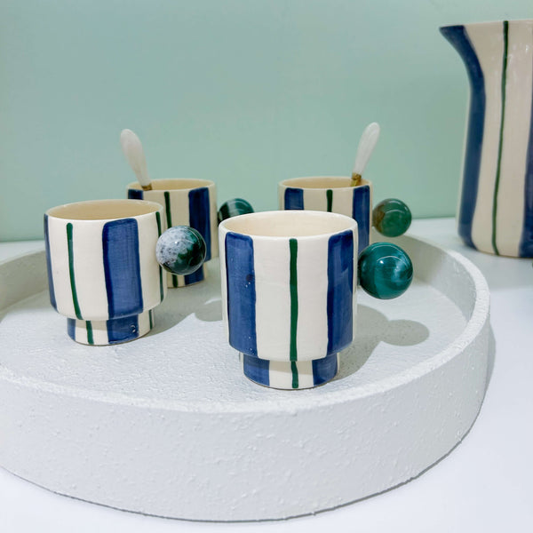 BANDEJA LACA TEXTURA MARFIM P 20CM