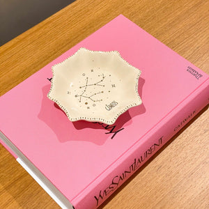 PRATINHO DE CERÂMICA SIGNOS GÊMEOS 13 X3(H) CM