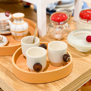 BANDEJA LACA TEXTURA PEACH P 32CM