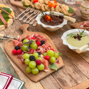 TÁBUA DE MADEIRA TAUARI NAMORADEIRA 2 PEÇAS