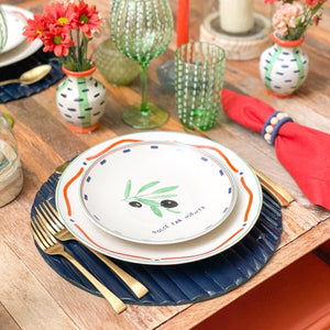 PRATO RASO CERÂMICA TOSCANA 28 CM