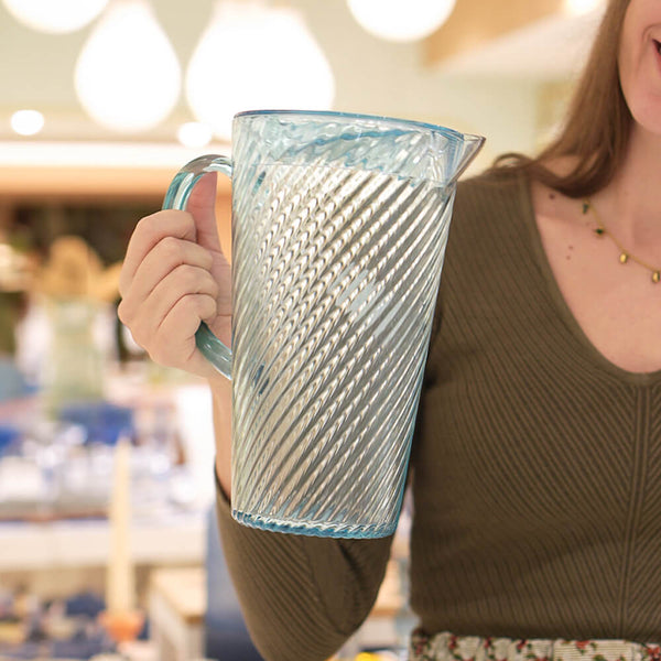 JARRA ACRÍLICO WAVES AZUL