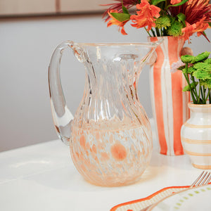 JARRA DE MURANO FLOW BEGE 20 X 23 (H) CM