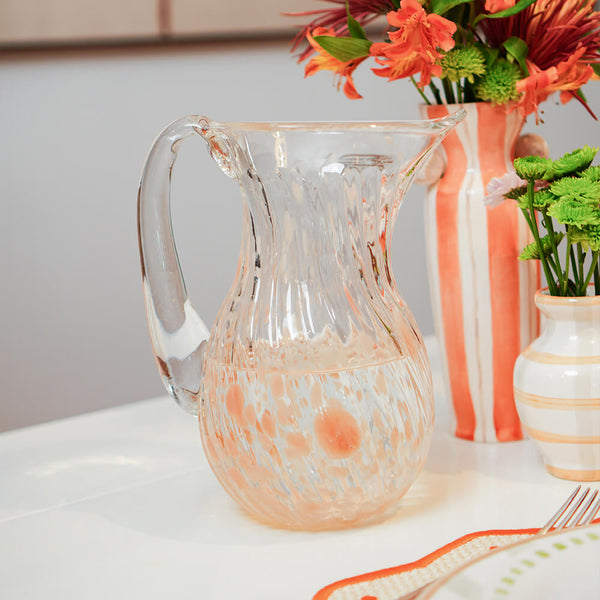 JARRA DE MURANO FLOW BEGE 20 X 23 (H) CM