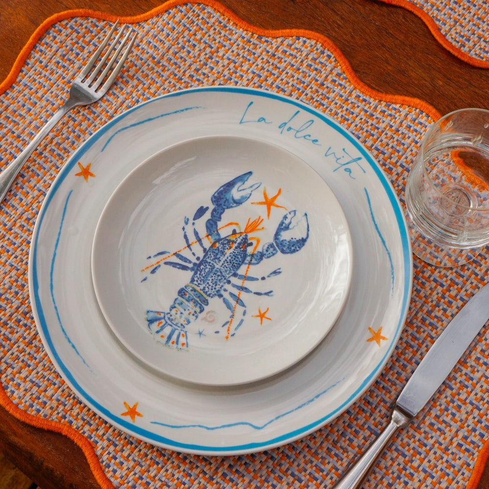 PRATO DE PORCELANA LA DOLCE VITA SOBREMESA 19 CM