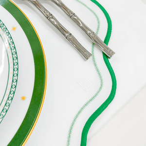 JOGO AMERICANO IMPERMEÁVEL BREEZE OVAL VERDE