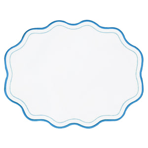 JOGO AMERICANO IMPERMEÁVEL BREEZE OVAL AZUL