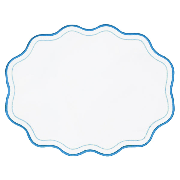 JOGO AMERICANO IMPERMEÁVEL BREEZE OVAL AZUL