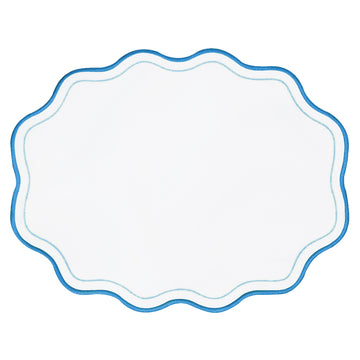 JOGO AMERICANO IMPERMEÁVEL BREEZE OVAL AZUL