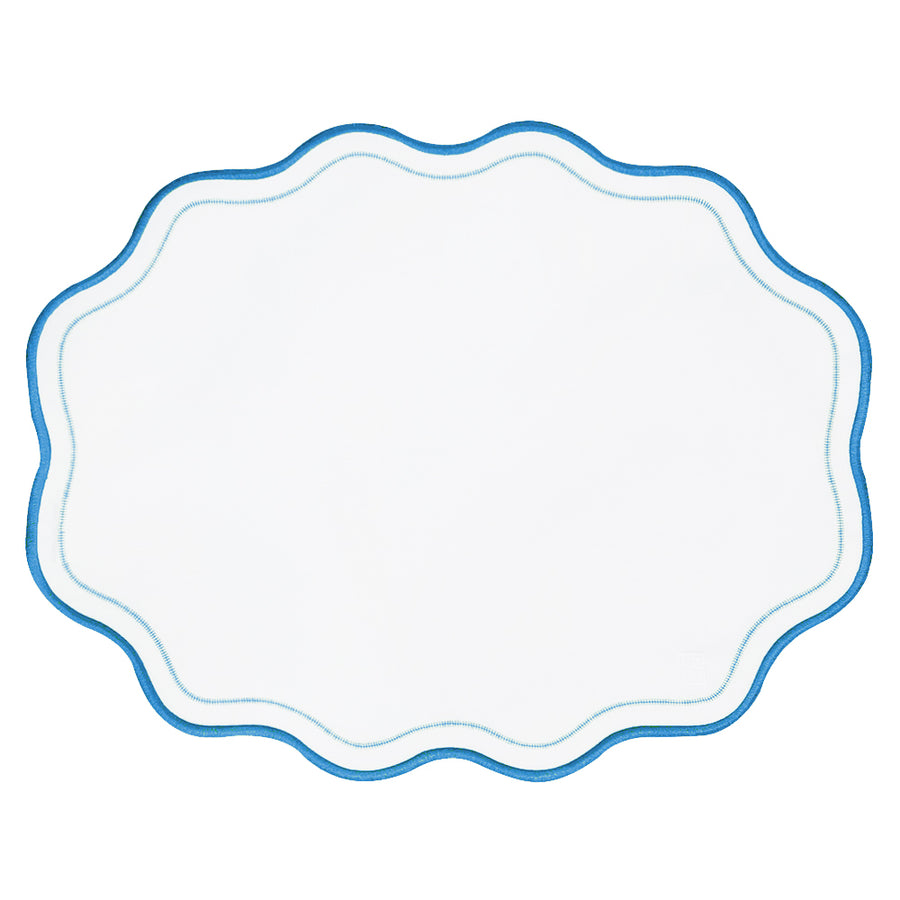 JOGO AMERICANO IMPERMEÁVEL BREEZE OVAL AZUL