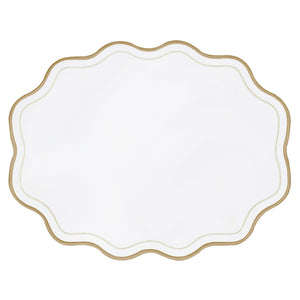 JOGO AMERICANO IMPERMEÁVEL BREEZE OVAL BEGE