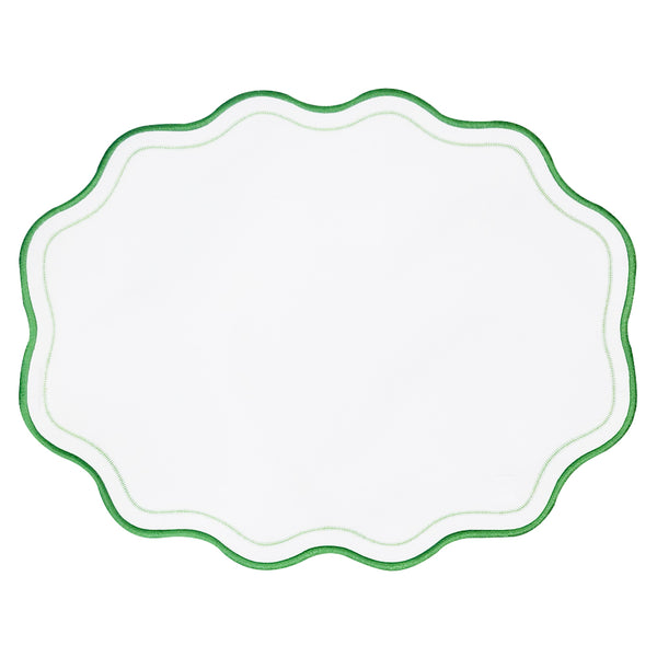 JOGO AMERICANO IMPERMEÁVEL BREEZE OVAL VERDE