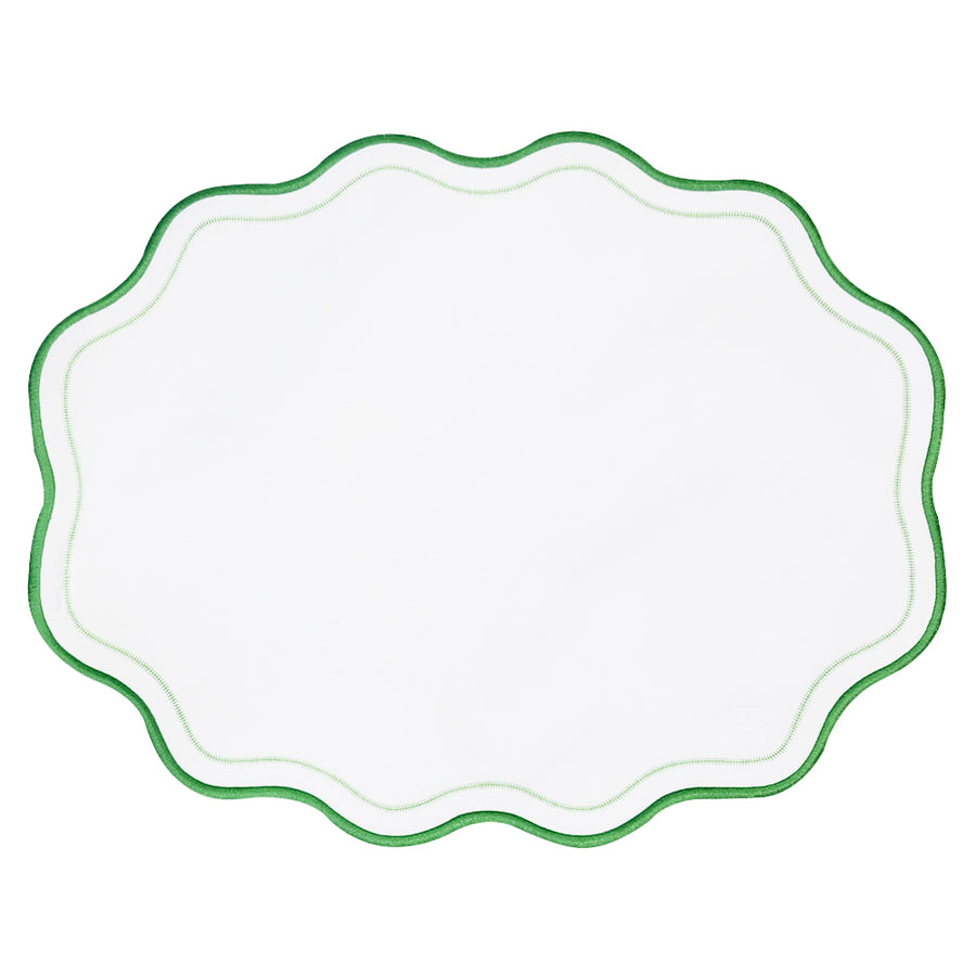 JOGO AMERICANO IMPERMEÁVEL BREEZE OVAL VERDE