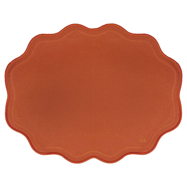 JOGO AMERICANO IMPERMEÁVEL BREEZE OVAL LARANJA