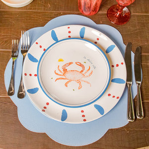 PRATO DE SOBREMESA DE CERÂMICA LA DOLCE VITA - CARANGUEIJO