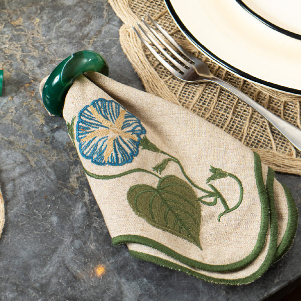 GUARDANAPO DE LINHO GLÓRIA DA MANHÃ