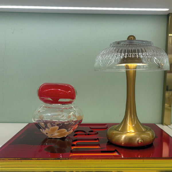 BOMBONIERE  DE MURANO BUBBLE VERMELHA