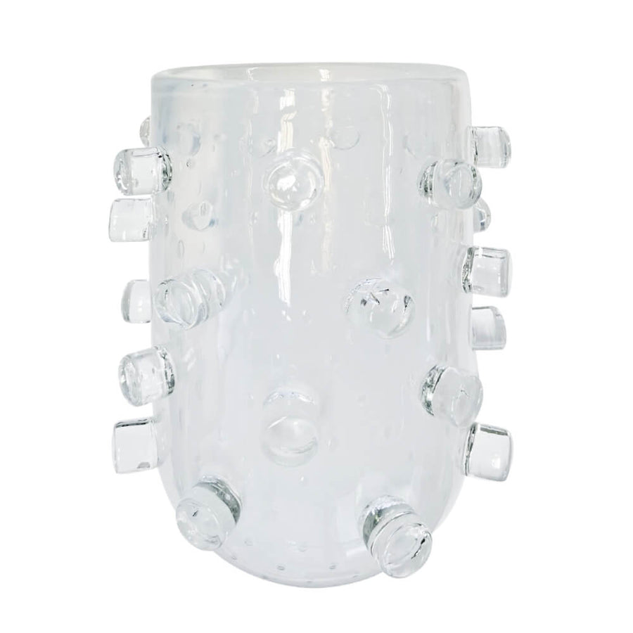 VASO MURANO MILANO PÉROLA 18 CM x 31 CM (H)