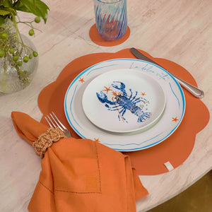 Porta Guardanapo Trama Natural Terracota