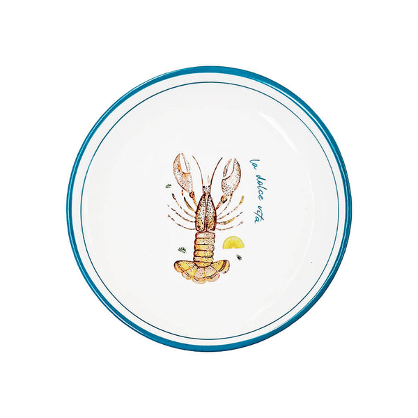 PRATO DE SOBREMESA DE CERÂMICA LA DOLCE VITA - LAGOSTA