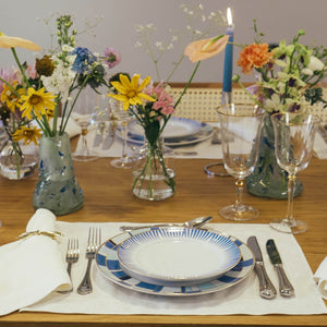 JOGO AMERICANO DE LINHO PURO DECO RETANGULAR 47X36 CM