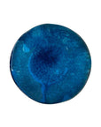 PRATO DE SOBREMESA CERÂMICA ARTESANAL ORGANIC AZUL