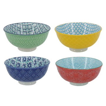 SET DE BOWLS COLOR PRINTS 4 PEÇAS